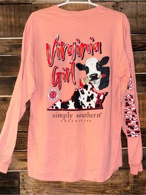 Simply Southern "Virginia Girl" Long Sleeve Tee